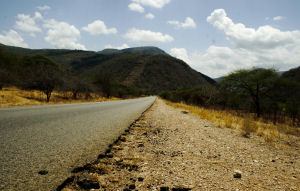 Väg i Tanzania